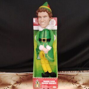Jakks Pacific Buddy The Elf Plush Talking Toy - 15 Phrases, 12